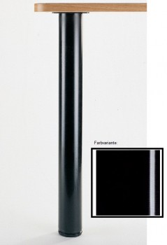Stützfuß Möbelfuß 820-850 mm schwarz