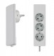 Evoline® Plug Anschlusskabel mit 3fach Steckdose